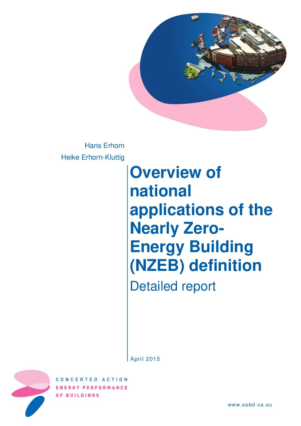 Overview of national applications of the Nearly Zero-Energy Building (NZEB) definition