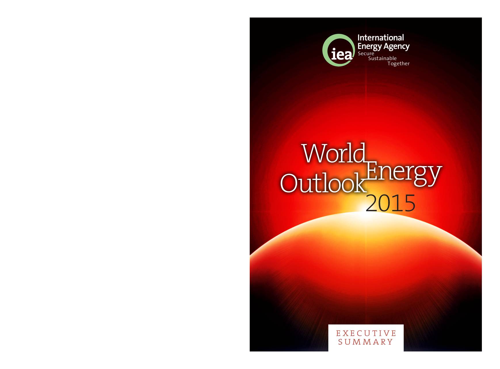 World Energy Outlook 2015 – Executive Summary