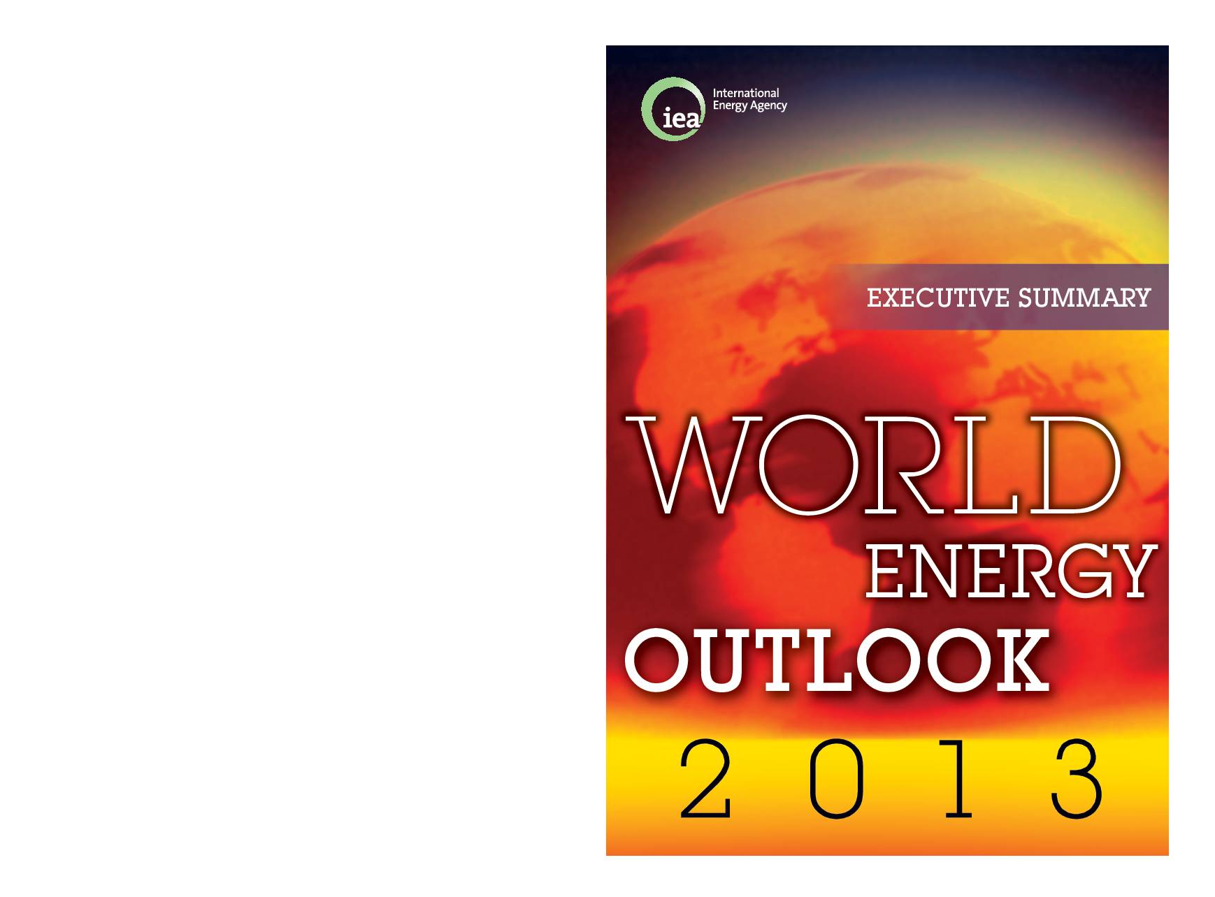 World Energy Outlook 2013 – Executive Summary