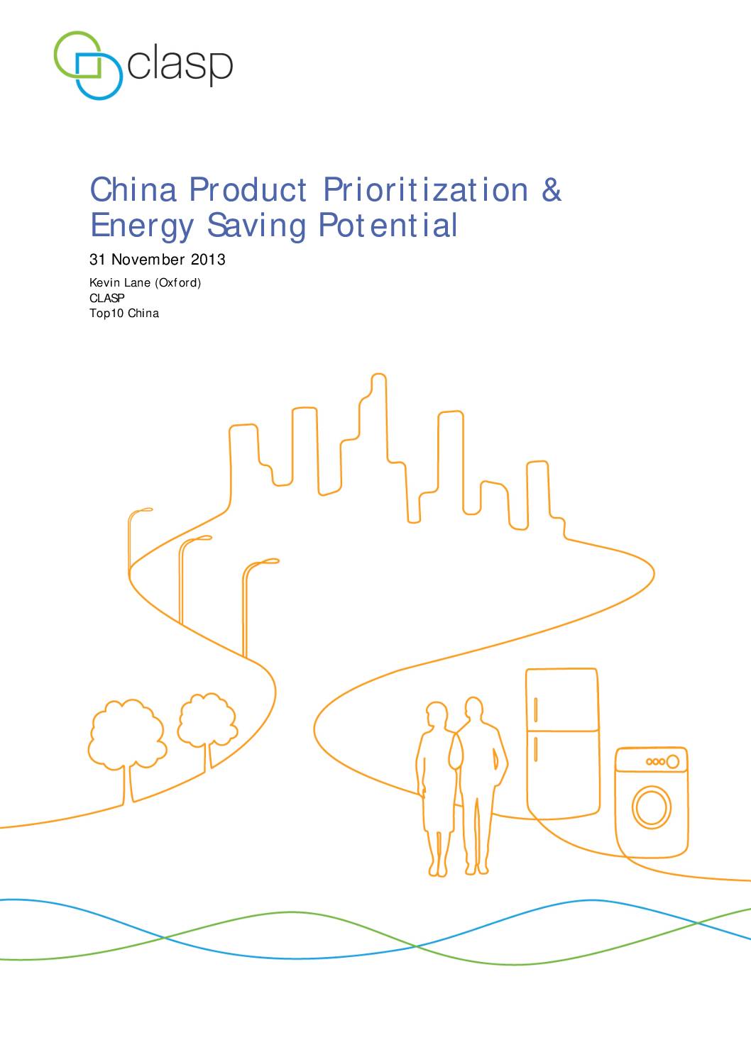 China Product Prioritization & Energy Saving Potential