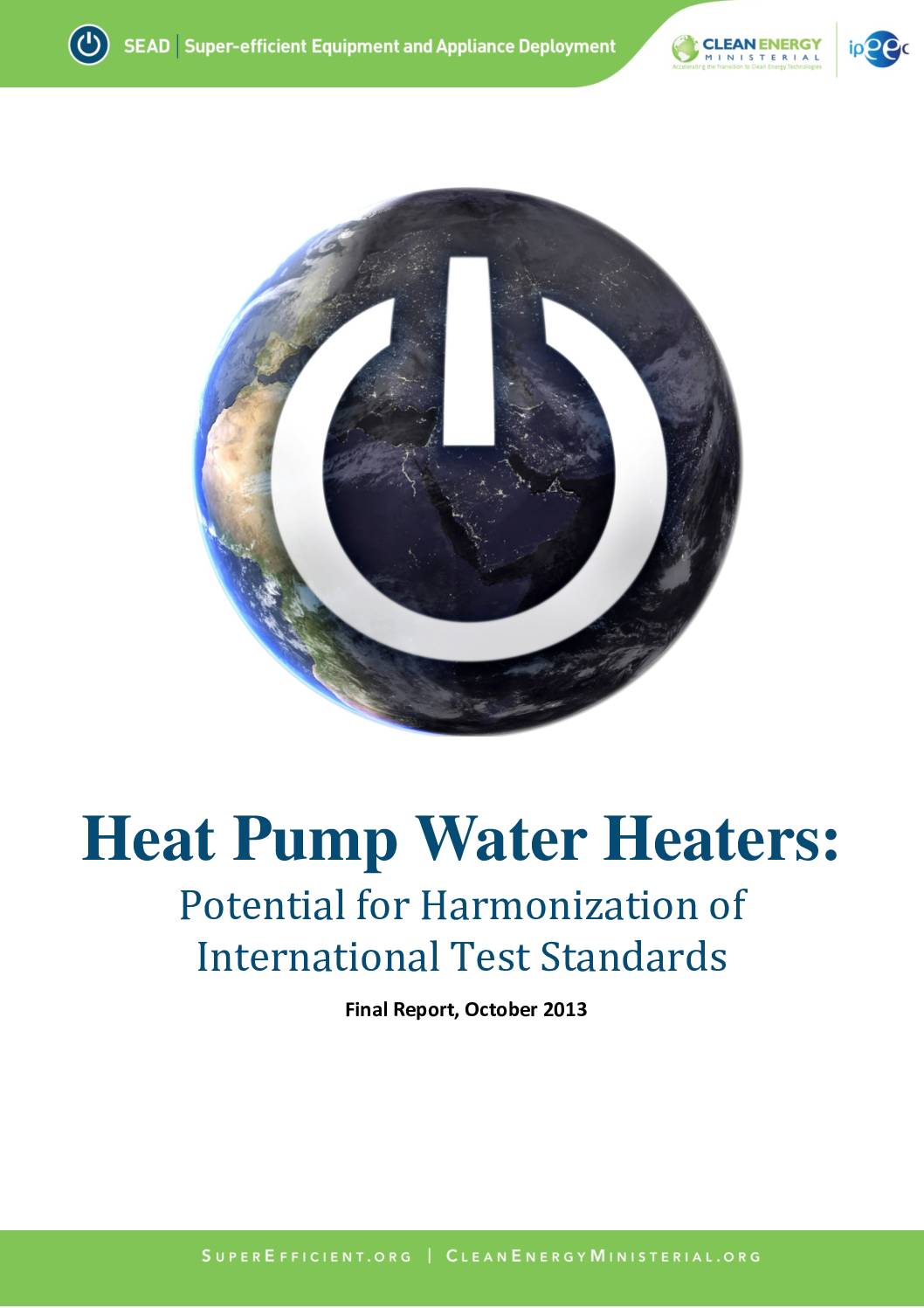 Heat Pump Water Heaters: Potential for Harmonization of International Test Standards