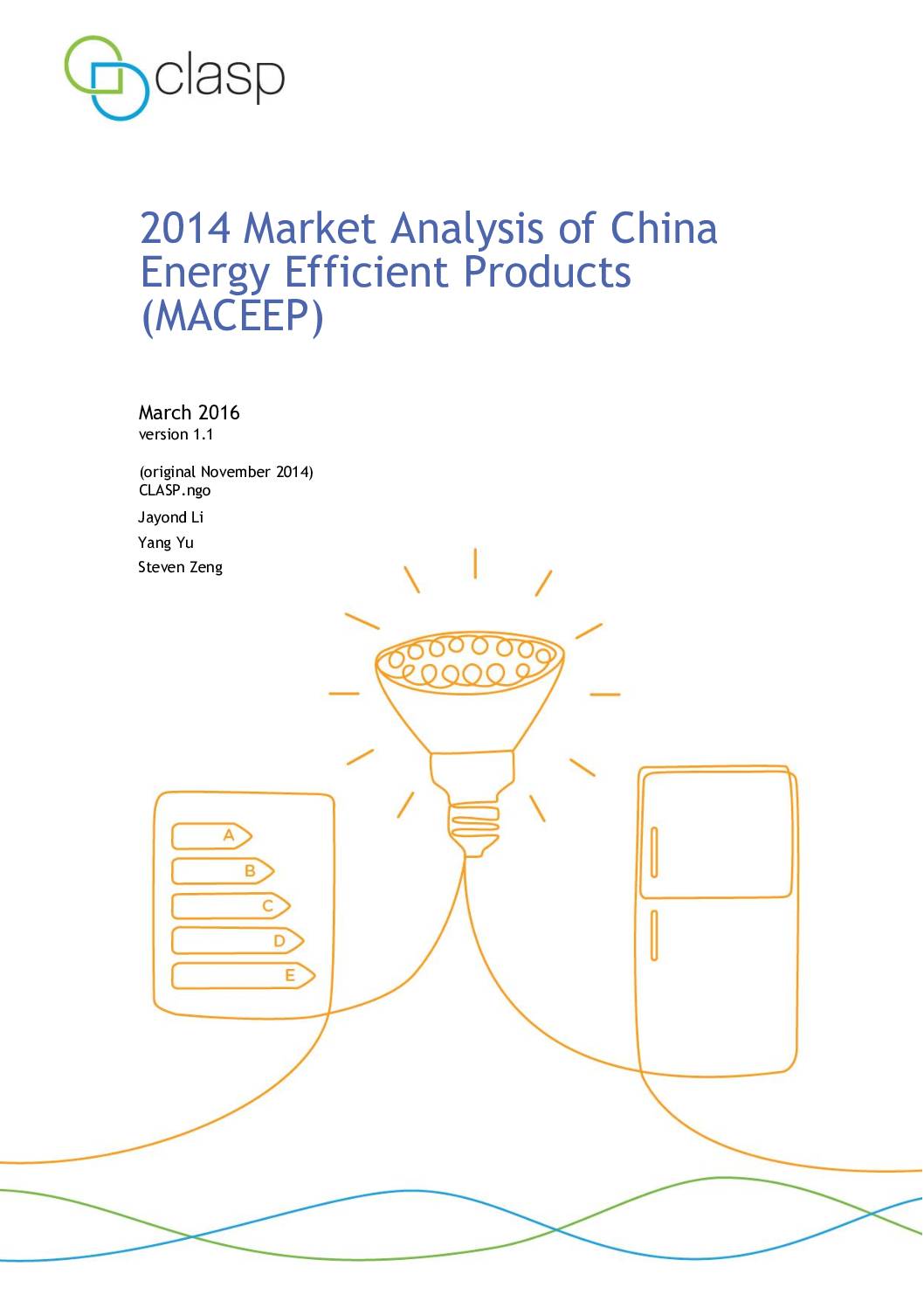 2014 Market Analysis of China Energy Efficient Products (MACEEP) (version 1.1)