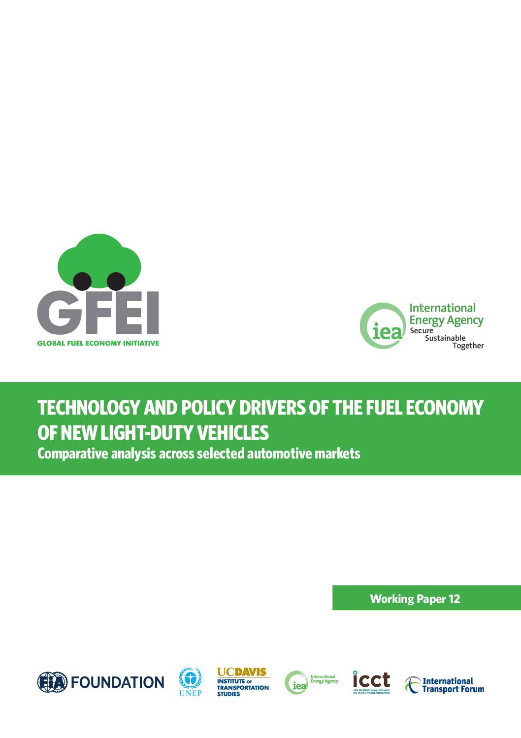 Technology and policy drivers of the fuel economy of new light-duty vehicles: Comparative analysis across selected automotive markets