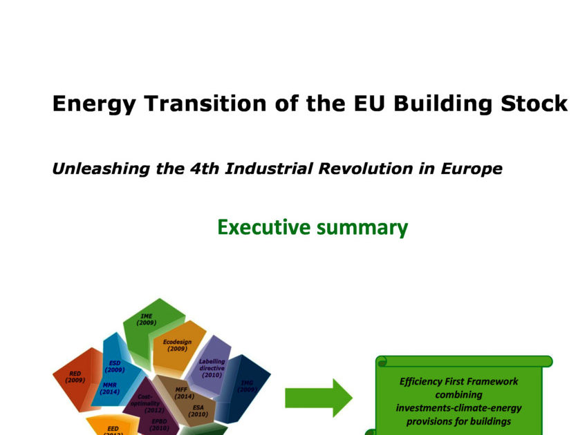 Energy Transition of the EU Building Stock - Unleashing the 4th ...