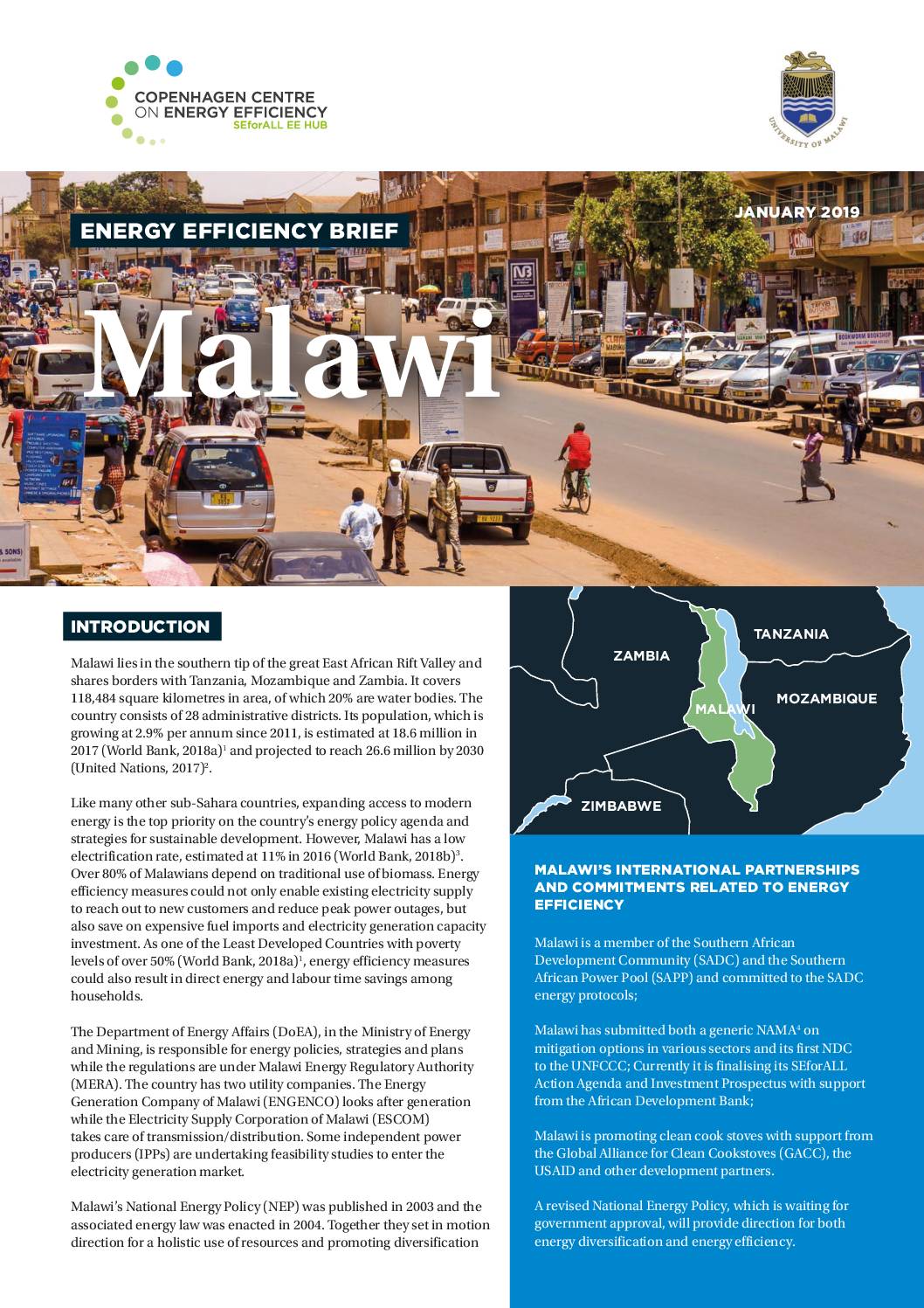 Energy Efficiency Brief, Malawi