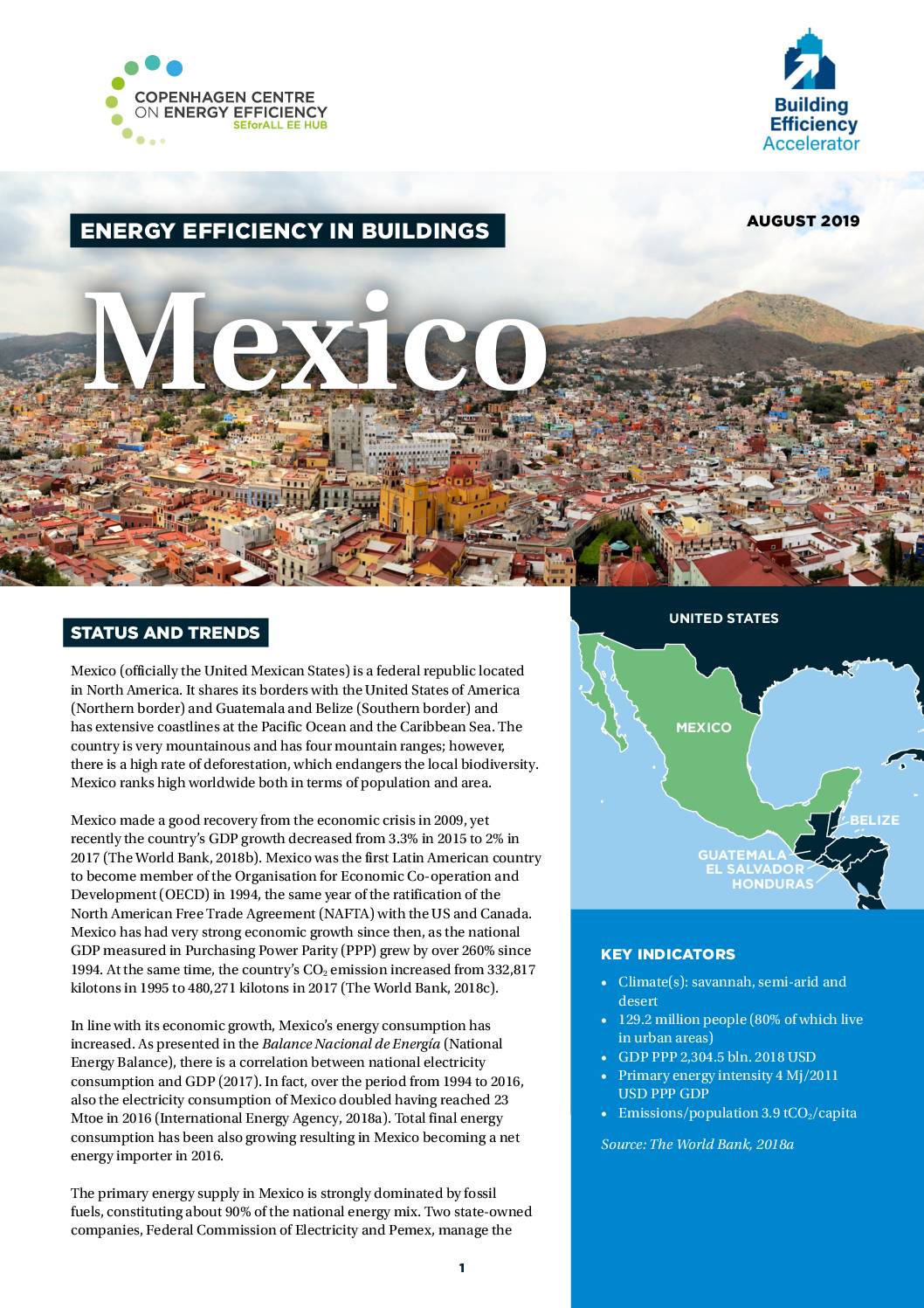 Energy Efficiency in Buildings; Mexico