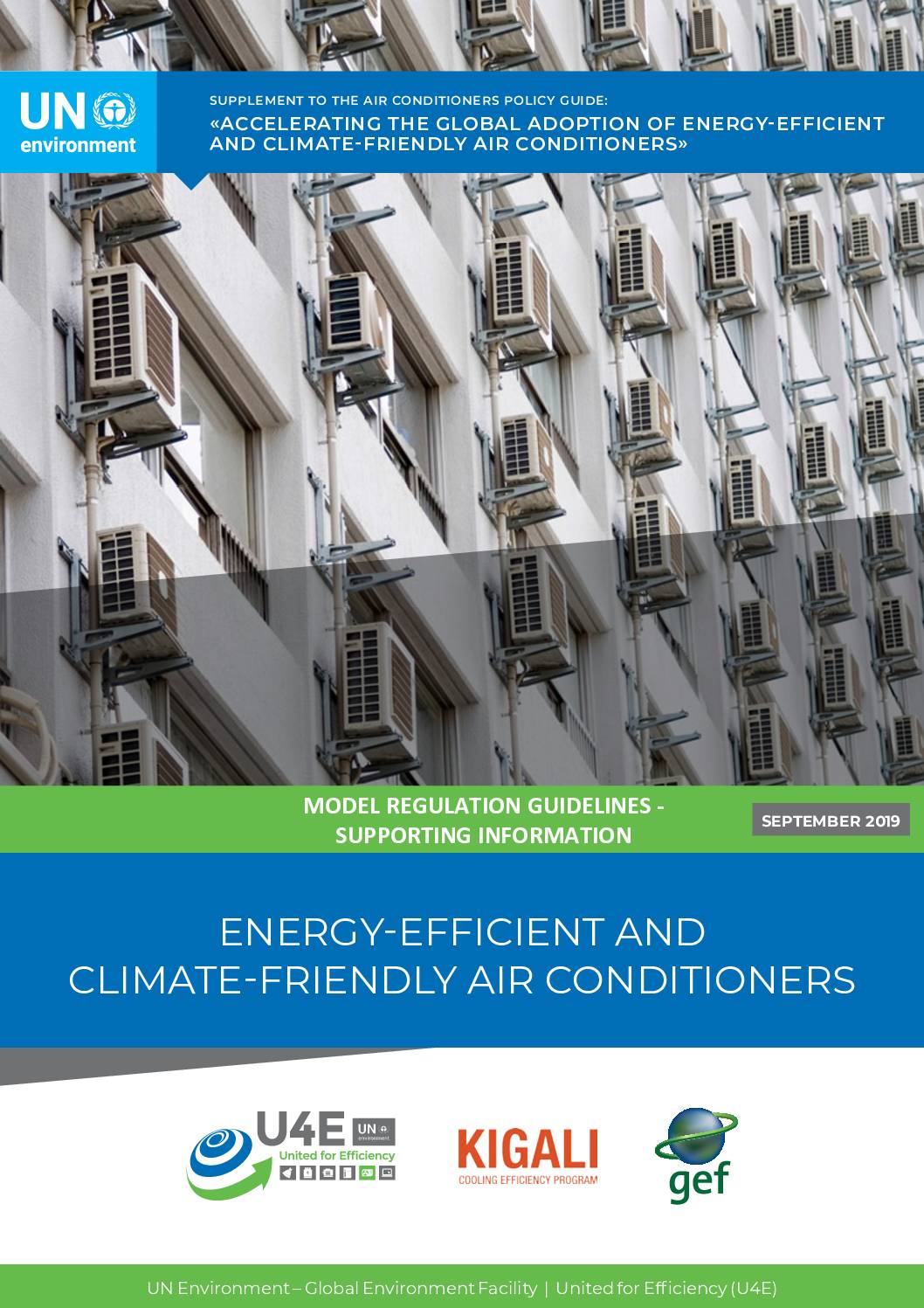 Model Regulation Guidelines Supporting Information For Energy-efficient And Climate-friendly Air Conditioners