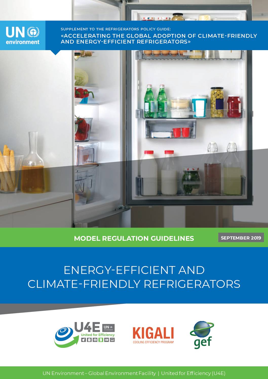 Model Regulation Guidelines For Energy-efficient And Climate-friendly Refrigerating Appliances