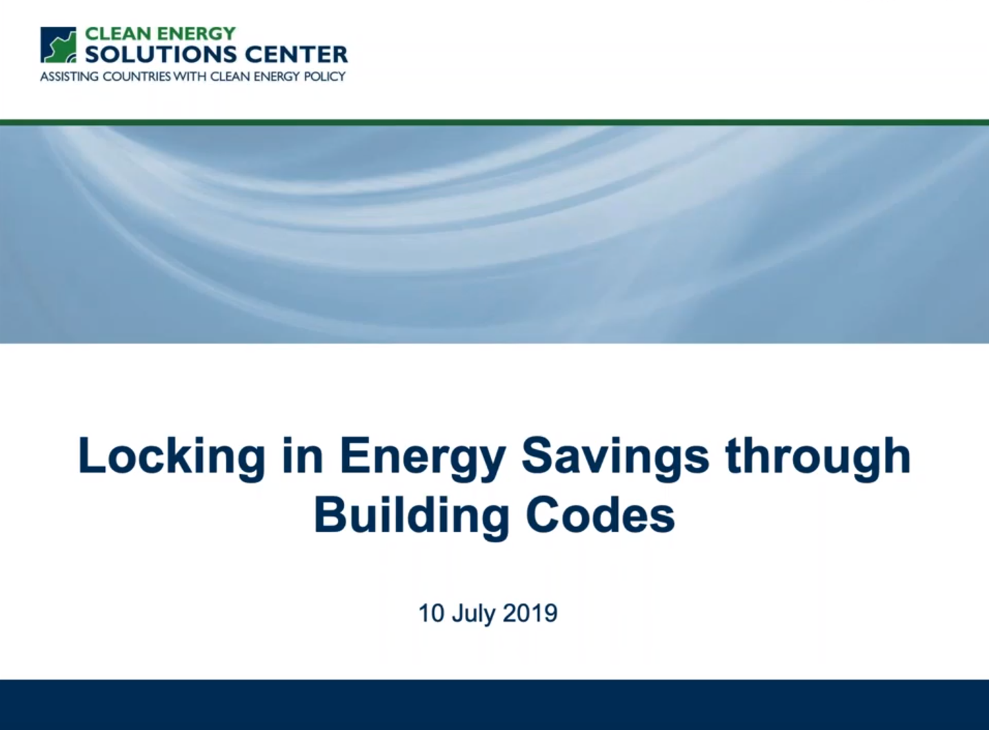 Building Efficiency Accelerator's Webinars - Copenhagen Centre on ...