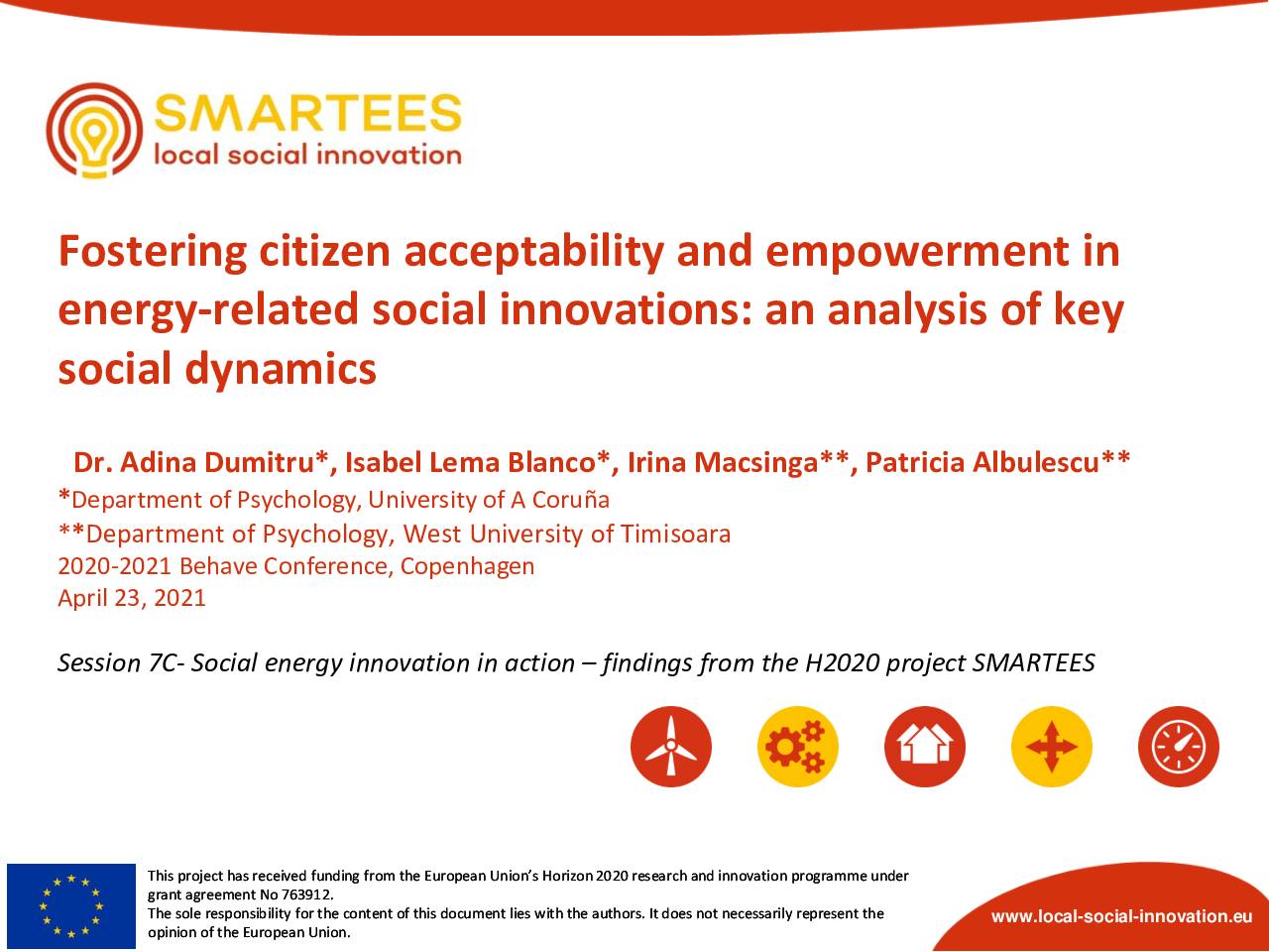 Fostering citizen acceptability and empowerment in energy-related social innovations an analysis of key social dynamics