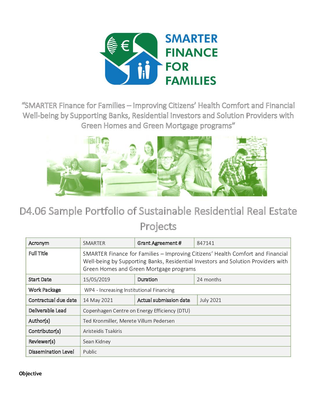 D4.06 Sample Portfolio Report: Sustainable Residential Real Estate Projects