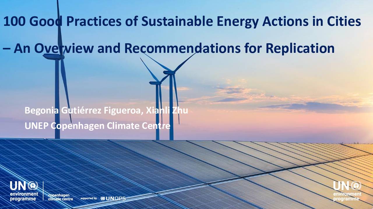 100 Good Practices of Sustainable Energy Actions in Cities – An Overview and Recommendations for Replication (Webinar) – 09.02.2023