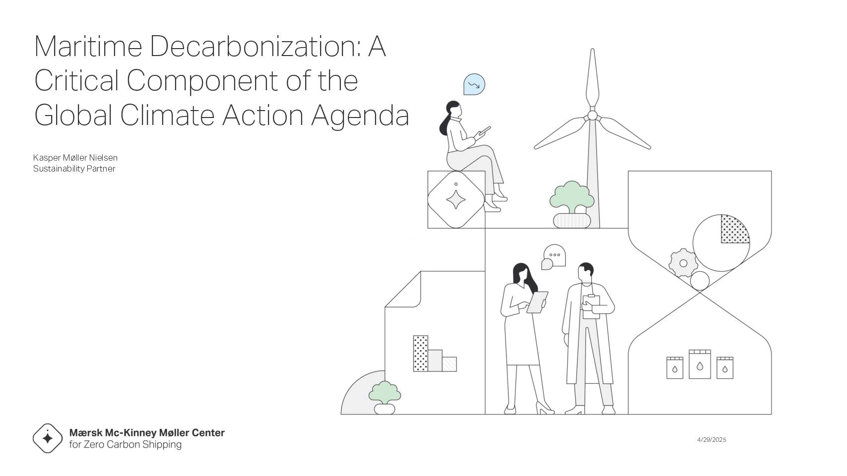 Maritime Decarbonization: A Critical Component of the Global Climate Action Agenda (Webinar) – 24.04.2025